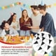 thumbnail image 4 of Banderas de Banderín Uxcell de 100ft Cuerda Colgante Triangular DIY para Fiesta Negro Blanco 60 Pcs, 4 of 5