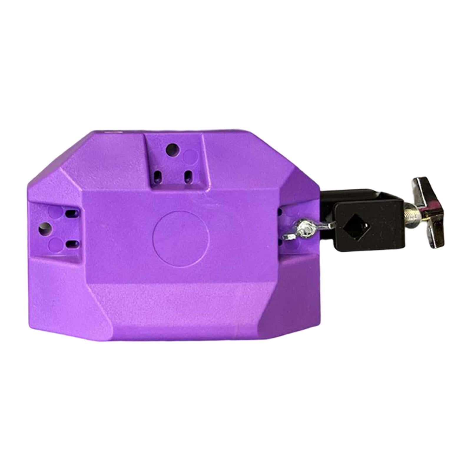 LeeQinersw High and Low Sound Latin Drum Instrument for Cow Bell Bracket Musical Percussion Violet