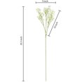 thumbnail image 5 of Coolmade Artificial Baby Breath Gypsophila Flowers Bouquets 15 pcs Real Touch Flowers for Wedding Party DIY Wreath Floral Arrangement Home Decoration (White), 5 of 8