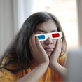 thumbnail image 3 of 60pcs Movies Glasses 3D Paper Glasses Anaglyph 3D Glasses Universal 3D Glasses, 3 of 4
