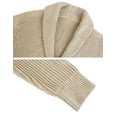 thumbnail image 4 of Purcoar Mens Cardigan Sweater Button Down Knitted V-Neck Long Sleeve Sweater with Ribbing Edge, 4 of 5