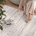 thumbnail image 6 of VUNATE 5'x7' Area Rugs for Living Room Washable Rugs Boho Moroccan Area Rug Soft Neutral Geometric Bohemian Carpet Distressed Indoor Rug for Bedroom Dining Room Office Foldable Nonslip Rug Coffee, 6 of 7