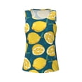 thumbnail image 4 of Lsque Lemon Printed Workout Tank Tops for Women, Athletic Sports Tank Tops, Compression Sleeveless Dry Fit Shirts,Sleeveless Yoga Shirt-Large, 4 of 9