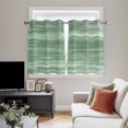 thumbnail image 4 of Sage Green Kitchen Curtains Window Panels, Vintage Modern Abstract Art Ombre Insulated Window Treatment Curtain, Grommet Curtains for Bedroom/Living Room/Bathroom, 2 Piece 52"Wx45"L, 4 of 8