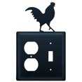 thumbnail image 3 of Village Wrought Iron EOS-1 Rooster Outlet and Switch Cover - Black, 3 of 3