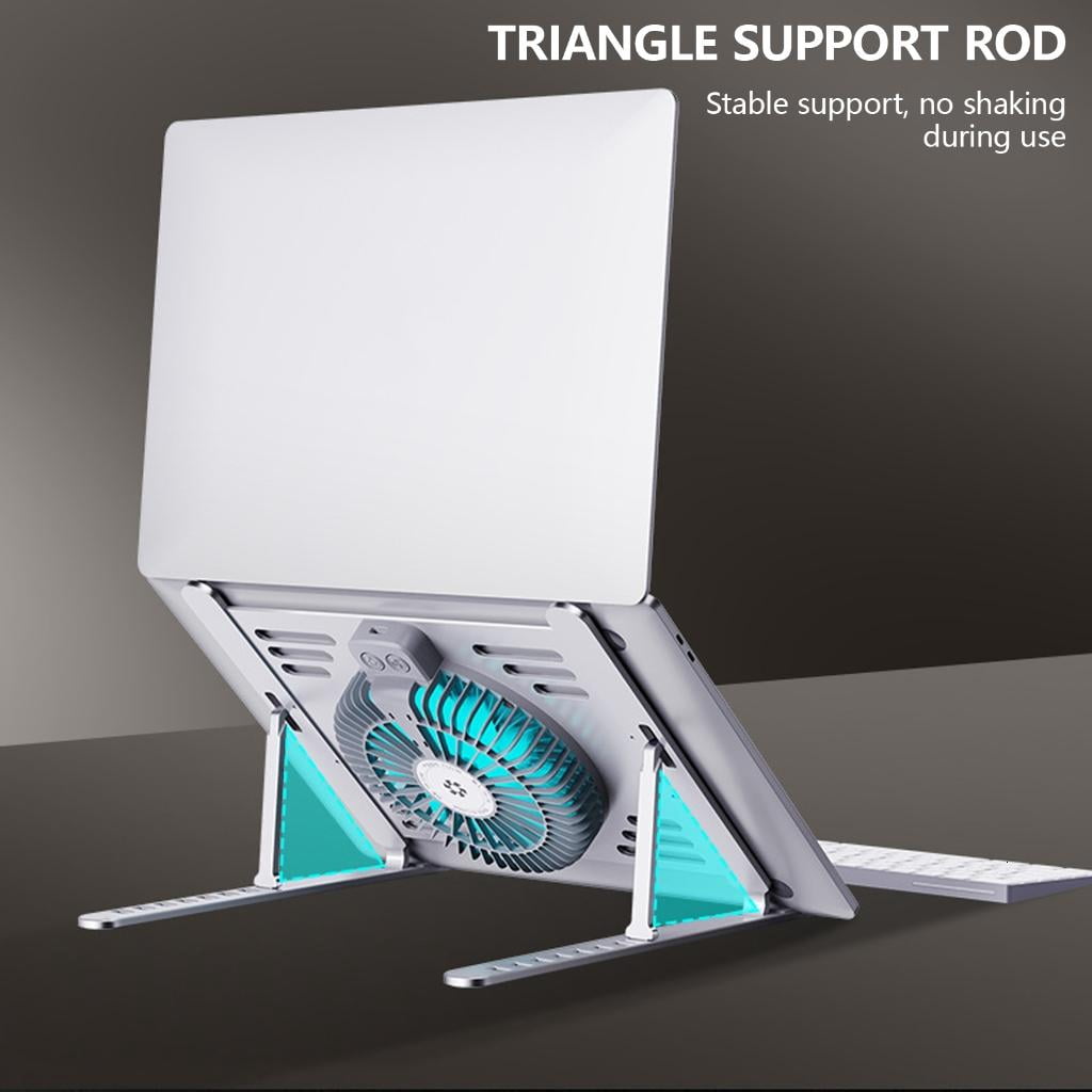 HONCLL USB Connection Laptop Cooling Pad Aluminum Panel Adjustable Laptop Stand