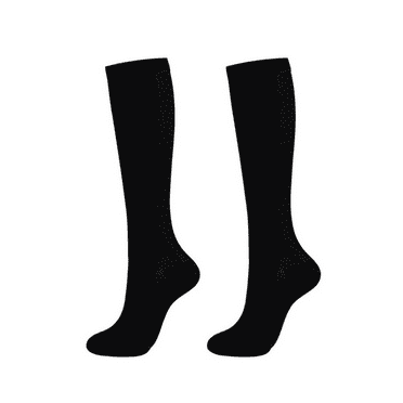 TELOLY Compression Socks for Women and Men,Solid Color Sports Compression Socks, Premium Compression Socks Men, L/XL