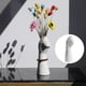 thumbnail image 3 of Florero de cerámica con forma de mano, maceta de flores artificiales, decoración de 9,3 pulgadas para sala de BLESIY jarrón de figura corporal, 3 of 8