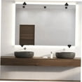 thumbnail image 4 of RUNROTOO 4Pcs Black Mirror Mounting Clips Zinc Alloy Glass Retainer for Wall Use, 4 of 8
