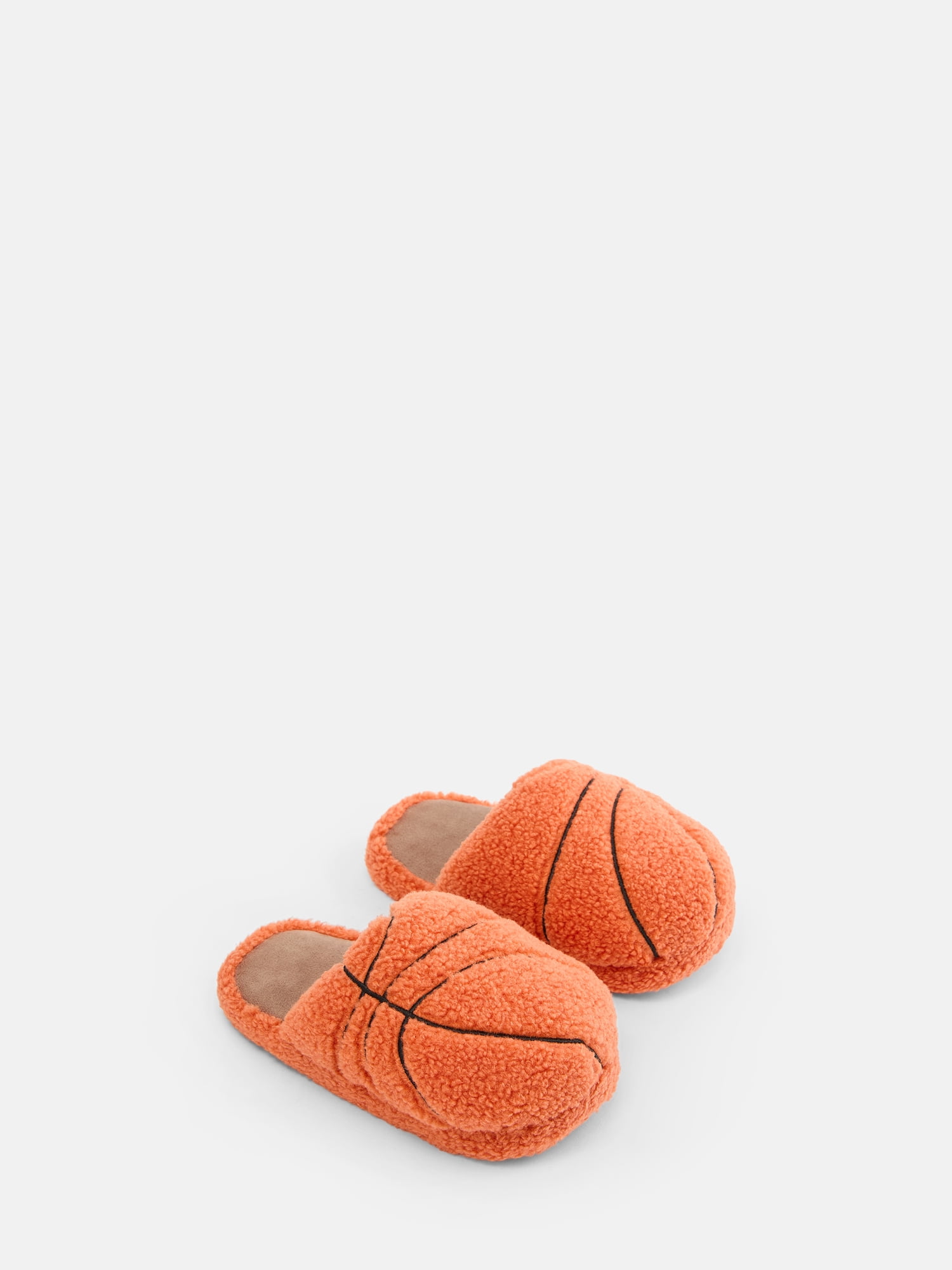 Wonder Nation Little and Big Boys Sports Puffed Scuff Slippers