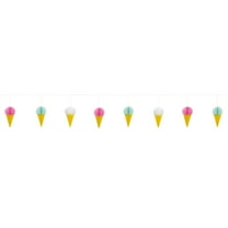 Honeycomb Ice Cream Party Garland, 7ft, 1ct