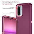 thumbnail image 3 of Petocase Phone Case for Samsung Galaxy A56 5G Case,[15 FT Military Grade Drop Protection] Heavy Duty Non-Slip Shockproof Dropproof 3-Layer Cover Phone Case for Galaxy A56,Purple Pink, 3 of 7