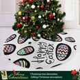 thumbnail image 6 of Coolnut Easter Bunny Egg Christmas Tree Skirt Tree Skirt for Holiday Party Home Christmas Day Ornaments48", 6 of 6