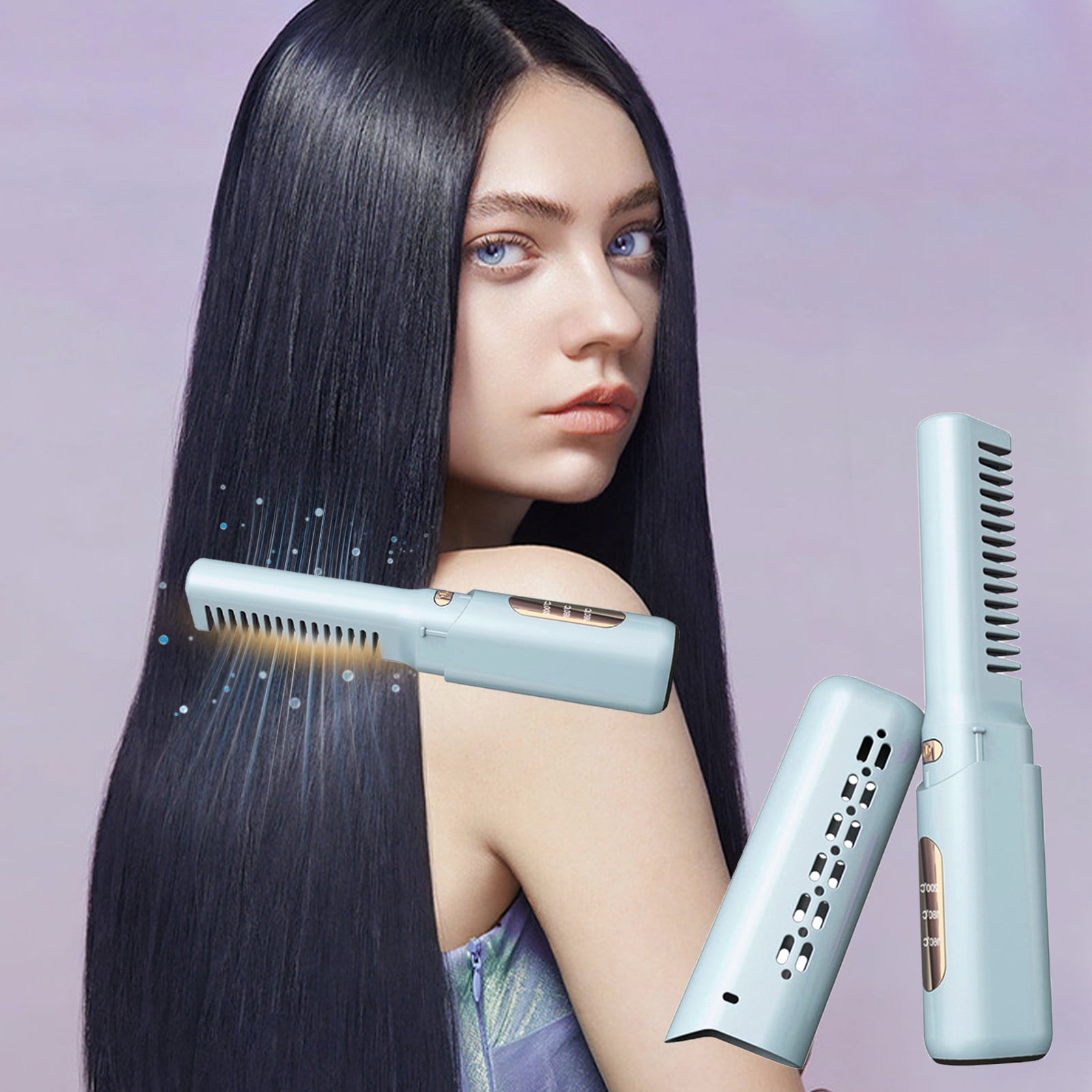 Tarmeek Wireless Hair Straightener ush Upgraded Portable 1.2 inch 1.2 inch 1Pcs Upgraded Wireless Portable Wireless Hair Straightener ush Great for Spring and Daily Life Gift for Women