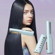 EGNMCR Wireless Hair Straightener Brush Upgraded Portable Hair Straightener Brush For Women With Travel Size In 1 Wireless Hair Straight Comb USB Rechargeable Straightener Brush