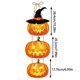 thumbnail image 1 of Colgante de puerta con cara de fantasma de Halloween, cartel de puerta de calabaza, sombrero de bruja, truco o trato, feliz día de Halloween, decoración para el hogar, 2023, 1 of 4