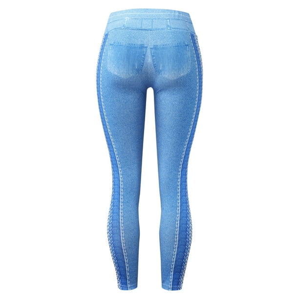 eczipvz Womens Sweatpants Warner's Women's Cropped Seamless Shaping  Leggings M,Blue