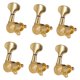 thumbnail image 1 of Golden Fishtail Folk Cvijas Cabezales 6R Sunnimix Afinadores de botones de cuerda de guitarra, 1 of 7