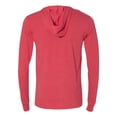 thumbnail image 3 of Bella 3512 Unisex Jersey Long Sleeve Hoodie - Heather Red- Extra Large, 3 of 5
