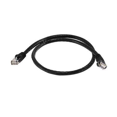 UPC: 0844660034193 | Monoprice Cat6 Ethernet Patch Cable – Network Internet Cord – RJ45  Stranded  550Mhz  UTP  Pure Bare Copper Wire  24AWG  2ft  Black