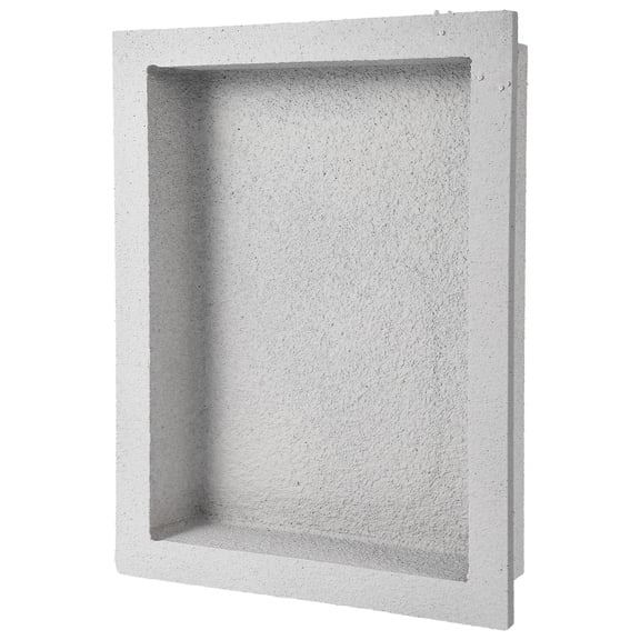 15x16 Inch Shower Niche, Preformed Waterproof Wall Niche with Adjustable Shelf, Ready for Tile, Leakproof Bathroom Storage for Shower, Tub & Steam Room (Gray)