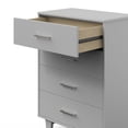 thumbnail image 6 of Child Craft Tremont 42" 4-Drawer Chest for Nursery or Bedroom, Mid-Century Style, Anti-Tip Kit, Gentle Gray, 6 of 6