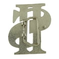 thumbnail image 2 of Dollar Sign Belt Buckle US Currency Blinged Out Silver Rhinestone Punk Hip Rock, 2 of 2