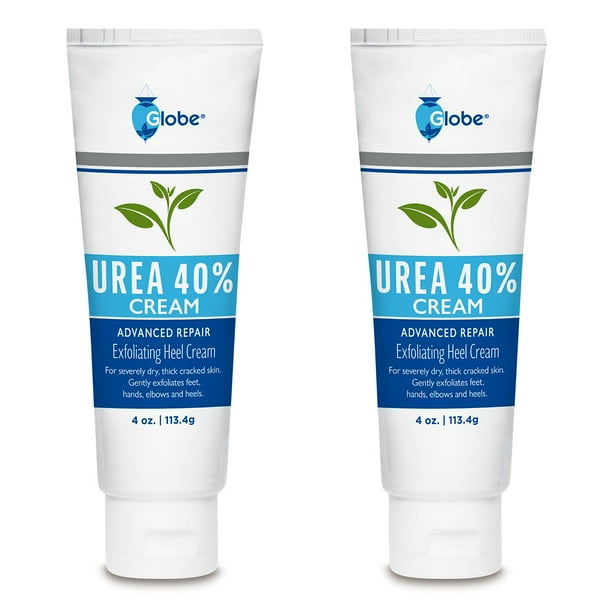 Crema Globe Urea con 40% de hidratación intensiva, 240 ml (paquete de 2)
