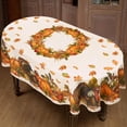 thumbnail image 5 of Fall Thanksgiving Tablecloth for Round,Oval,Rectangle Tables,Waterproof Fall Table Cloths for Dining Room Indoor Outdoor Table Cover - 60x120 Inch, 5 of 6
