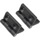 thumbnail image 5 of 2 Pieces Cabinet Hinges Door Hinges Cabinet Door Hinges for Cabinet Doors Zinc Alloy with Screws for Furniture Cabinet Doors, Black, 5 of 5