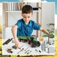 thumbnail image 7 of Farm Animal Tractor Toys Playset-16.5 Inches Tractor with Trailer Fence,Farmer,Tree,Cow,Farm Toy Set for Boys Girls Kids Toddlers Age 3-7 Years Old, 7 of 7