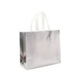 thumbnail image 1 of Bolso de compras de 16 piezas Yuarrent de tela no tejida para mujer Almacenamiento y organización del hogar Plata, 1 of 6