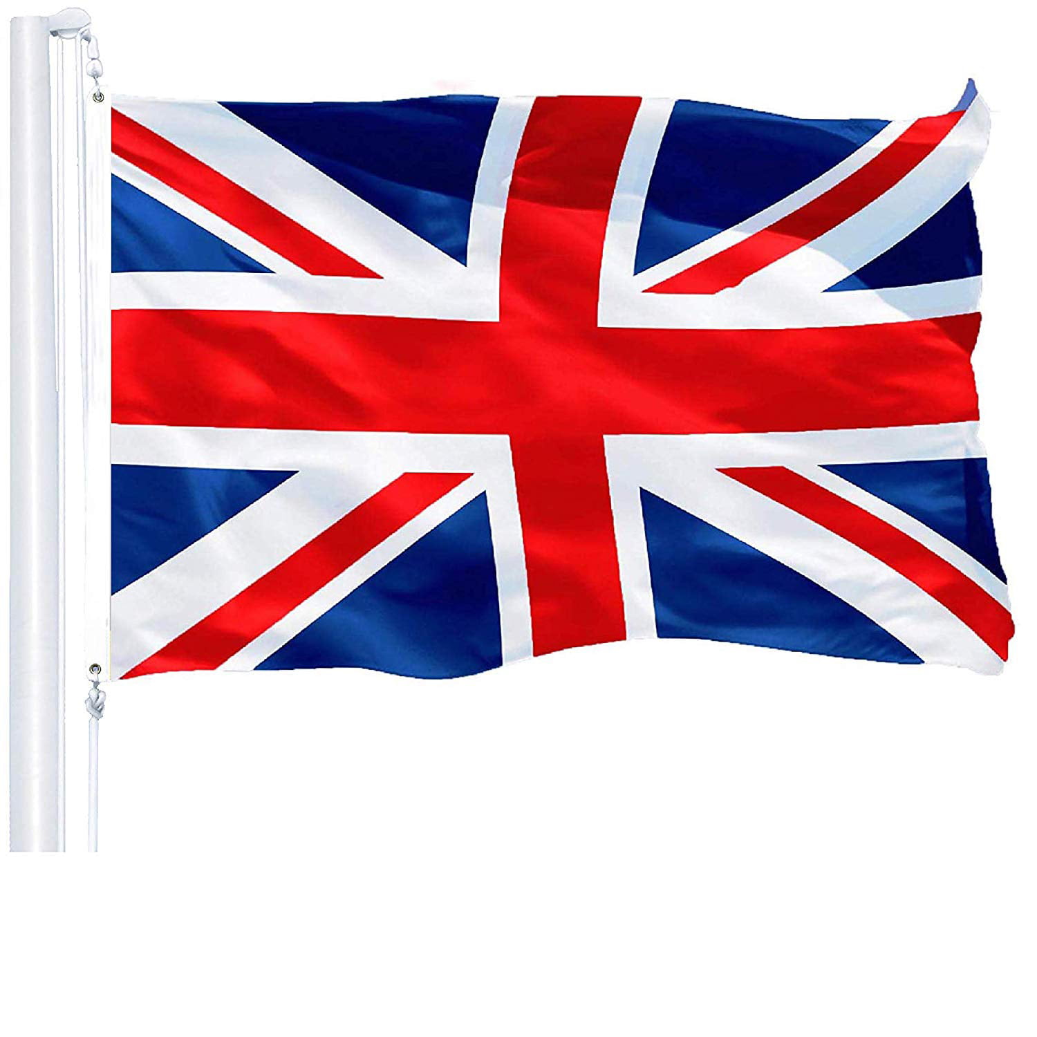 Federal Flags 3x5ft British Flag/Union Jack/UK Flag/United Kingdom Flag Outdoor Nylon from