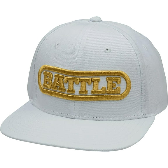 Battle Sports Coaches Sideline Hat - White/Gold