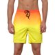 thumbnail image 1 of INSPIRAR CHIC Pantalones de baño hawaianos de patrón colorido para hombres con cintura ajustable 28 Amarillo, 1 of 6