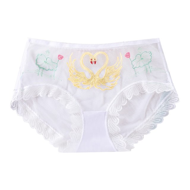 Aayomet Culotte Femme String Ouvert g Pants Lingerie Pyjama (Blanc, G)