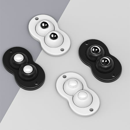

Mairbeon 4Pcs/Pack Universal Wheels Self Adhesive Mute Smooth Rotation Strong Load-bearing Labor-saving Furniture Moving Punch-free Heavy Duty Rollers Furniture Caster for Home