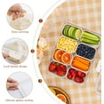 thumbnail image 5 of Divided Serving Tray with Lid and Handle,Snackle Box Charcuterie Container,8 Removable Compartment Box,Portable Food Storage Containers for Candy,Snack,Fruits,Veggie Picnic, 5 of 7