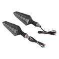 thumbnail image 1 of 1 par DC12V motocicleta señal de giro de 2 vías Universal IPX6 luz indicadora de LED impermeable para moto, 1 of 12