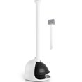 thumbnail image 1 of Desatascador Denvlex, resistente, con soporte, 48 cm, color blanco perla, 1 of 7