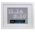 thumbnail image 3 of Studio Decor 11" x 14" White Belmont Picture Frame with 8" x 10" Mat - Pre-attached Hanging Hardware, Horizontal or Vertical Display - MDF, Bulk 8 Pack, 3 of 3