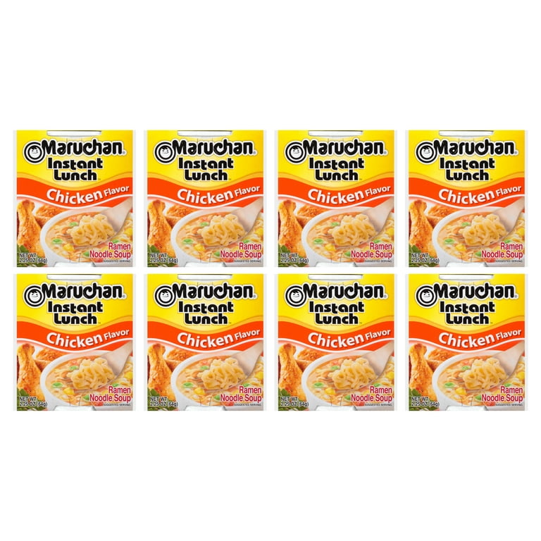 8 pack) Maruchan Instant Lunch Ramen Noodles, Hot & Spicy Chicken