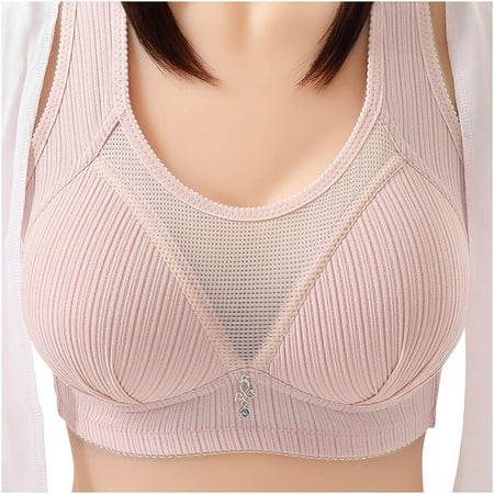 Women s Plus Size Seamless Wireless Bras Front Closure Bralette Underwear Push up Lingerie Yoga Fitness Tops Sports Bras