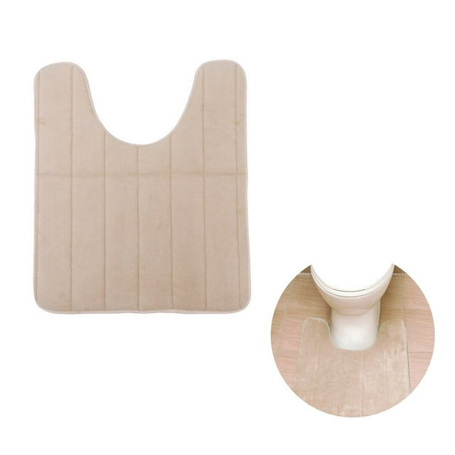 Nestingho Toilet Seat Cover Portátil Y Lavable Con Cálido Para Color Marrón Claro Y Ajuste Stretch