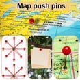 thumbnail image 4 of Ruiboury 600piece Easy To Decorative Map Tacks With Durable Steel Needle Points Precise And Professional 1Set, 4 of 6