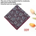 thumbnail image 4 of ZPAQI Men's Silk Pocket Square Handkerchief for Formal Occasion and Weddings, 4 of 21