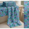 thumbnail image 6 of Soimoi Blue Cotton Cambric Fabric Stamp & World Map Print Fabric by the Yard 42 Inch Wide, 6 of 7