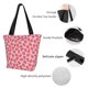thumbnail image 4 of Fotbe Strawberry Bolsa de Playa con Estampado, Bolsa de Hombro, Bolsa de Mano Espaciosa, Bolsa de Viaje Ligera, Bolsa de Compras Versátil, 4 of 6