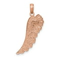 thumbnail image 3 of 14k Rose Gold Angel Wing Pendant for Women, Feather Charm with Protection and Remembrance Meaning, Spiritual Christian Memorial Religious Jewelry, Necklace Accessory for Faith and Elegance, 3 of 6