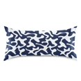 thumbnail image 3 of Haosy Satin Pillowcase for Hair and Skin Standard Cooling Silk Pillow Case with Envelope Closure Dark Blue Spots 20"x30", 3 of 9